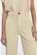 MAYA CUFFED HEM WIDE LEG PANTS