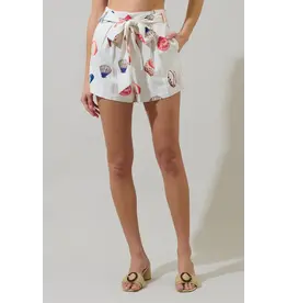 KARA SHELL PRINT SHORTS