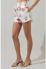 KARA SHELL PRINT SHORTS