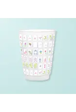 TAYLOR PALADINO 6 PACK OF FROSTED CUPS - MAHJONG