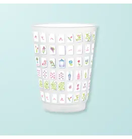 TAYLOR PALADINO 6 PACK OF FROSTED CUPS - MAHJONG