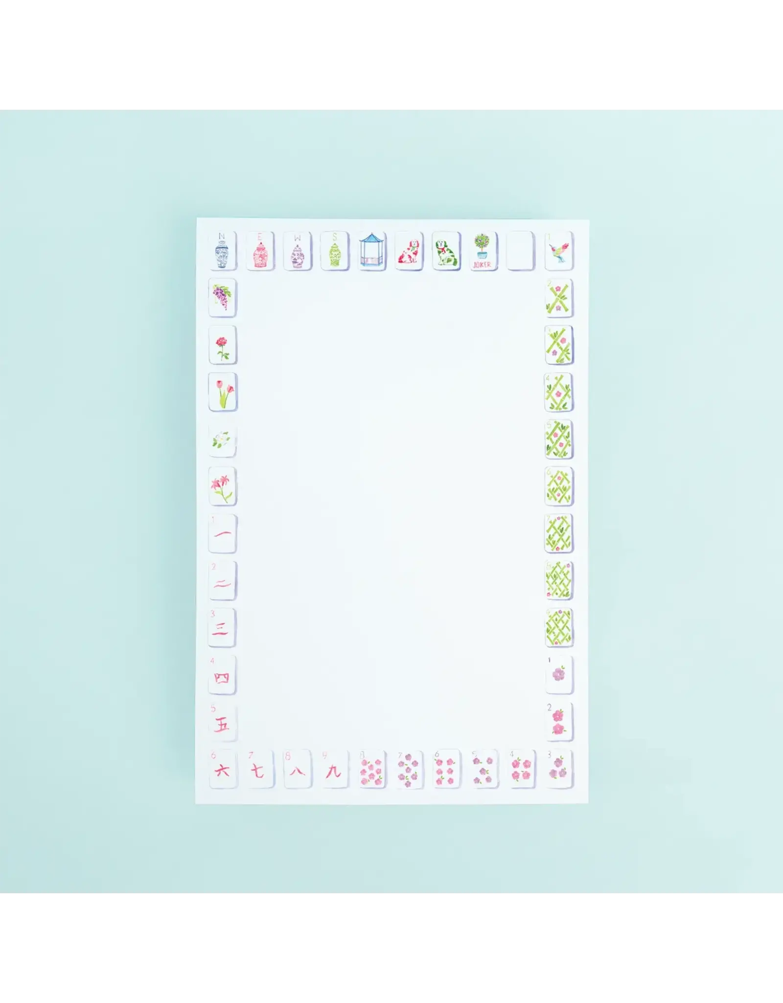 TAYLOR PALADINO NOTEPAD - MAHJONG