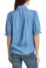 Beachlunchlounge INDIRA LIGHT WASH DENIM BLOUSE