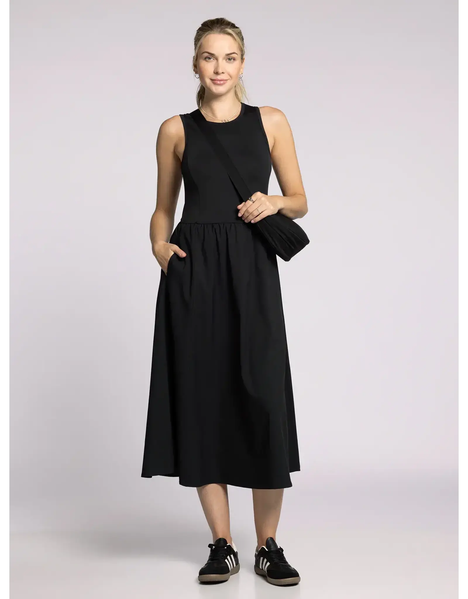CONNIE AHTLEISURE MIDI DRESS