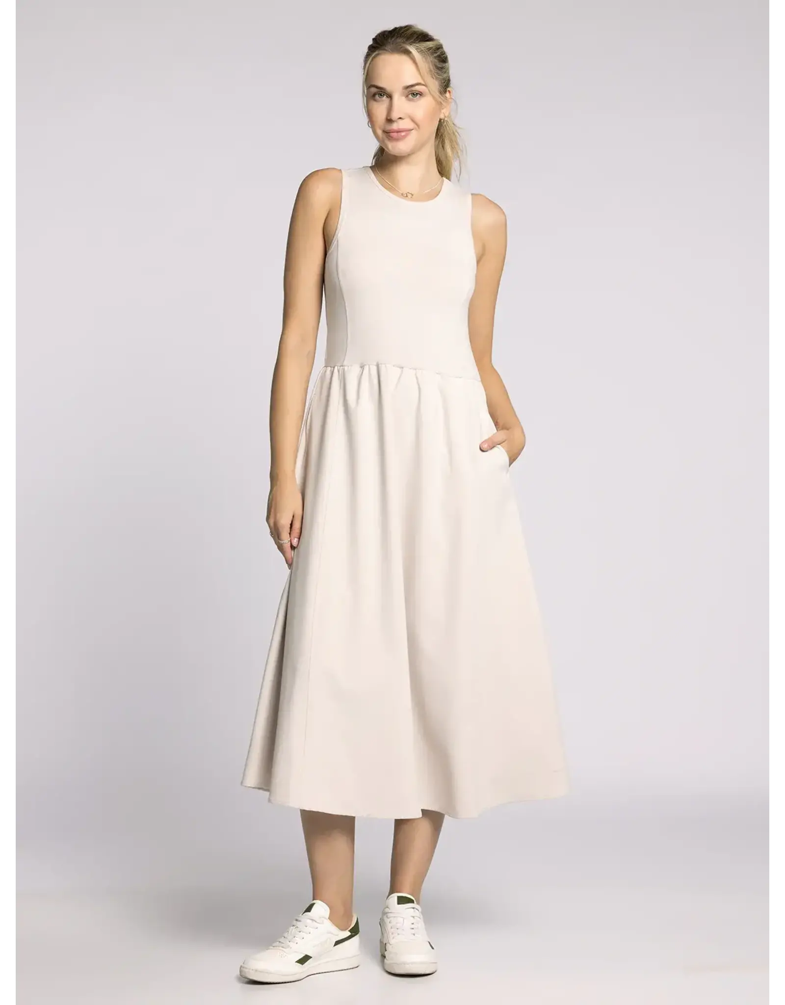 CONNIE AHTLEISURE MIDI DRESS