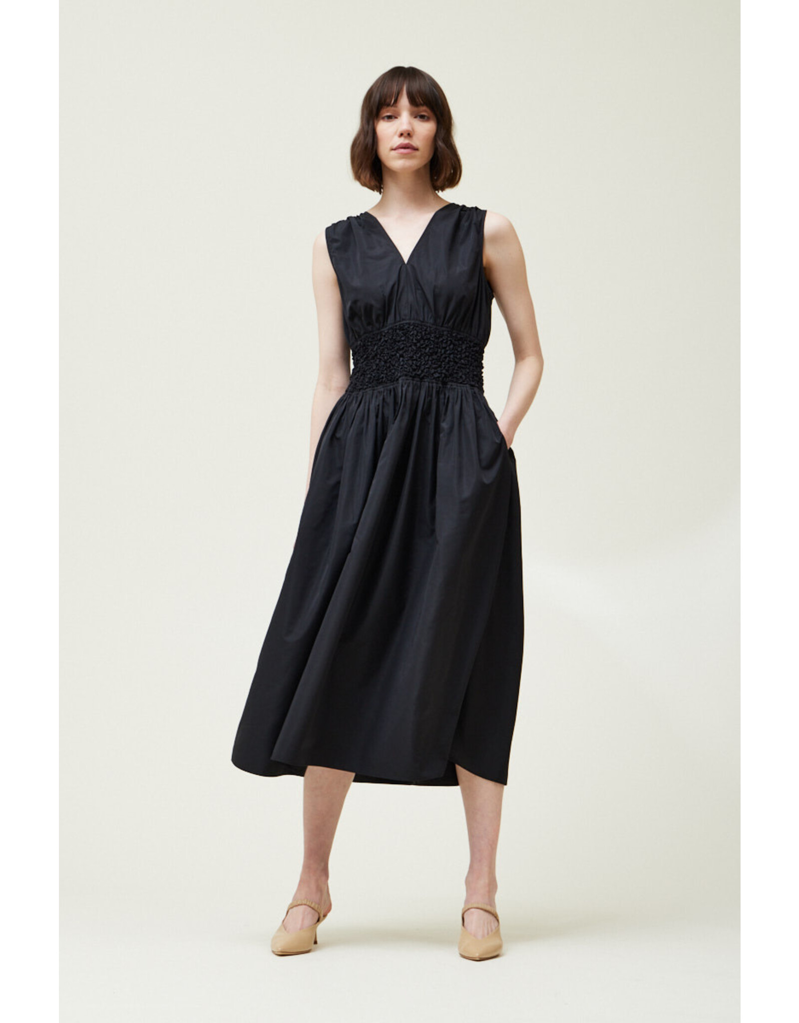 SMOCKED WAIST DRESS