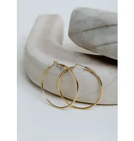 Vincent LA YOU HOOPS MEDIUM GOLD