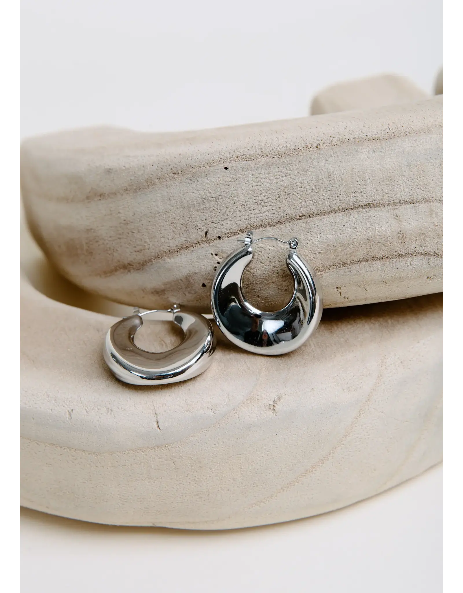 SAMI HOOPS SILVER