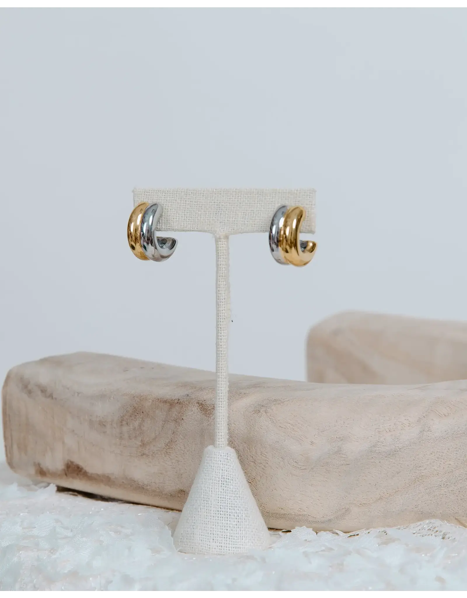 Vincent LEAVE IT TO ME EARRINGS MIXED METAL