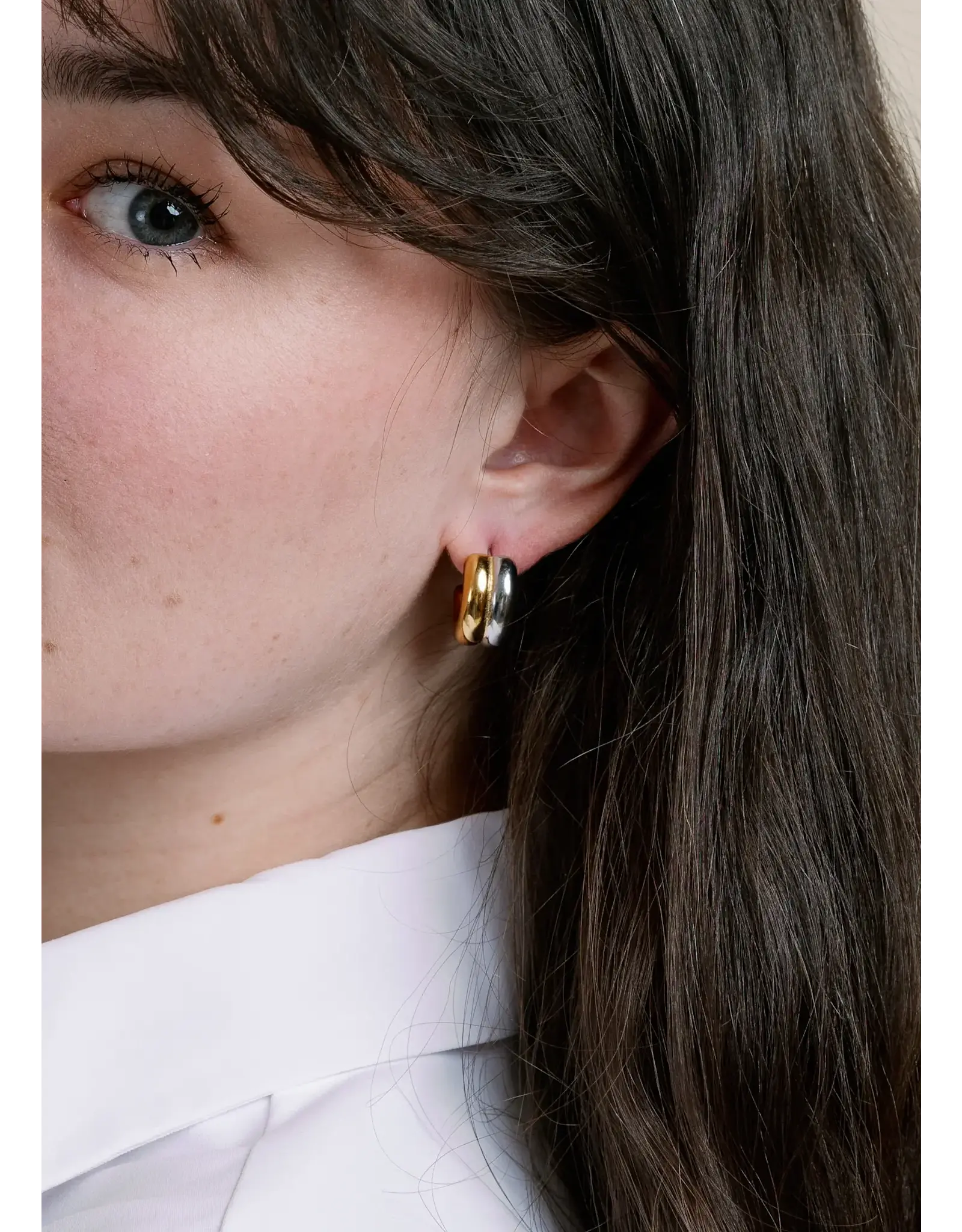 Vincent LEAVE IT TO ME EARRINGS MIXED METAL