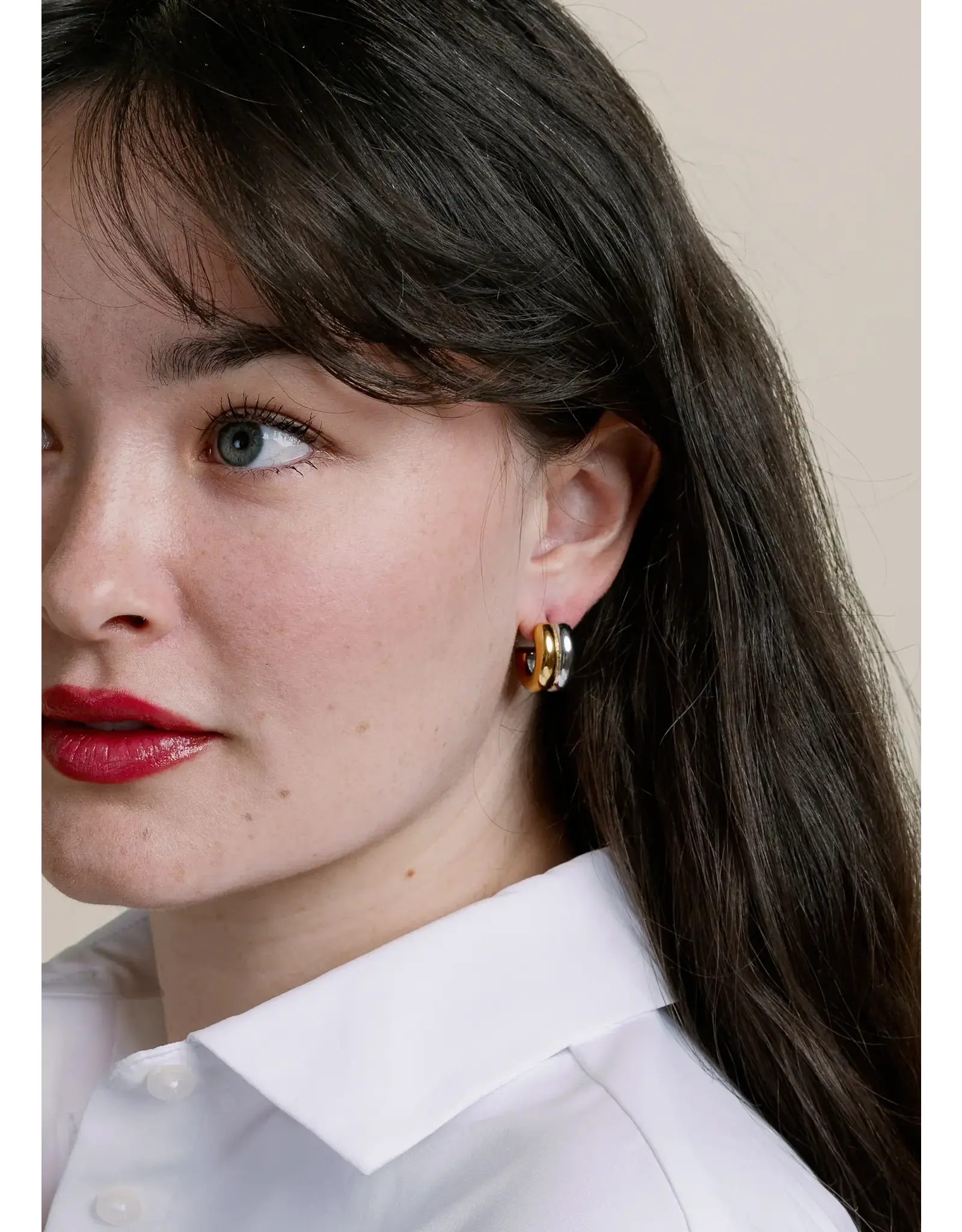Vincent LEAVE IT TO ME EARRINGS MIXED METAL