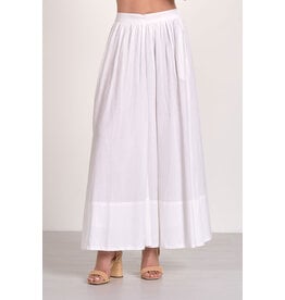 ELASTIC WAIST SKIRT W/ ONE TIER