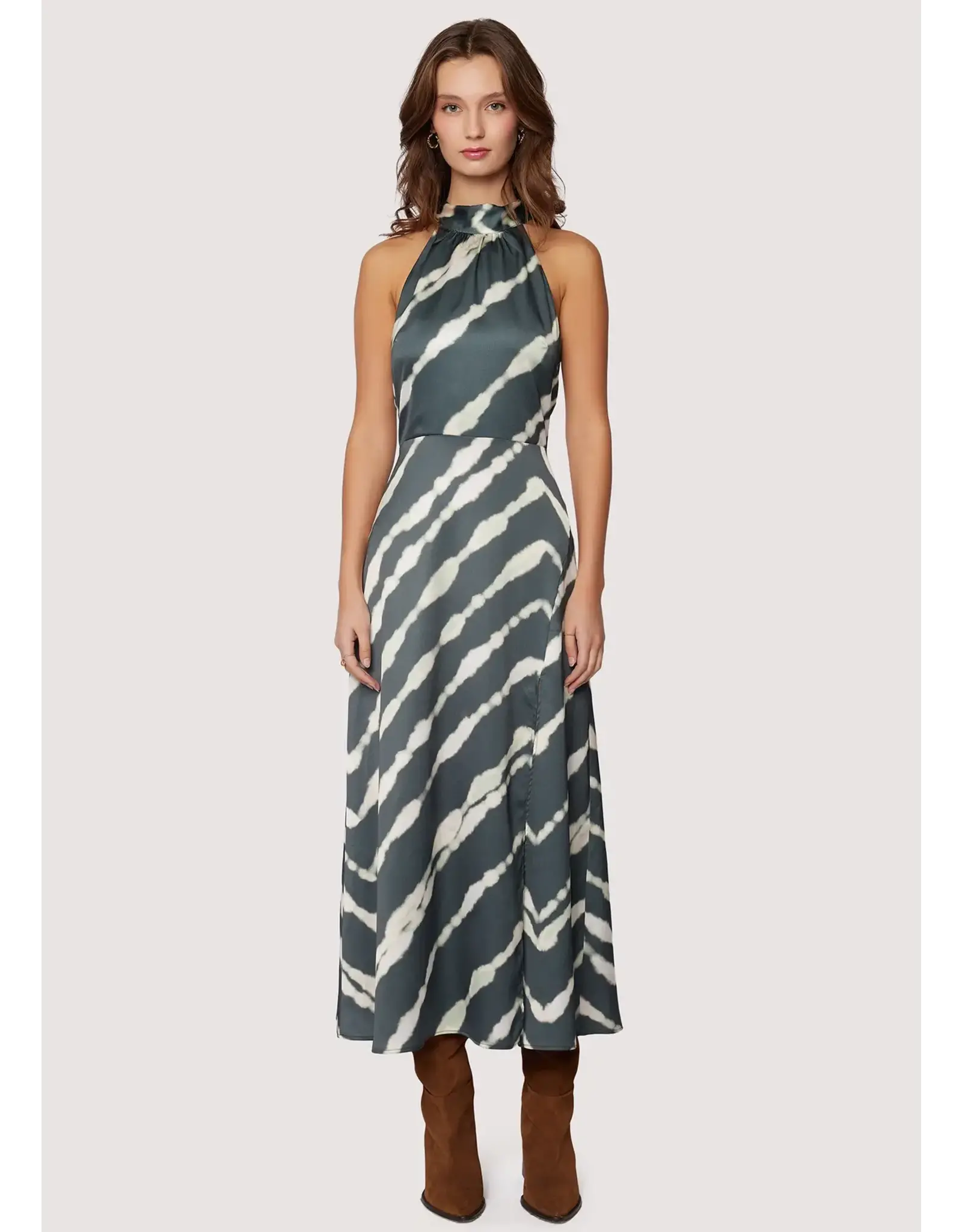 ELISA MAXI HALTER DRESS