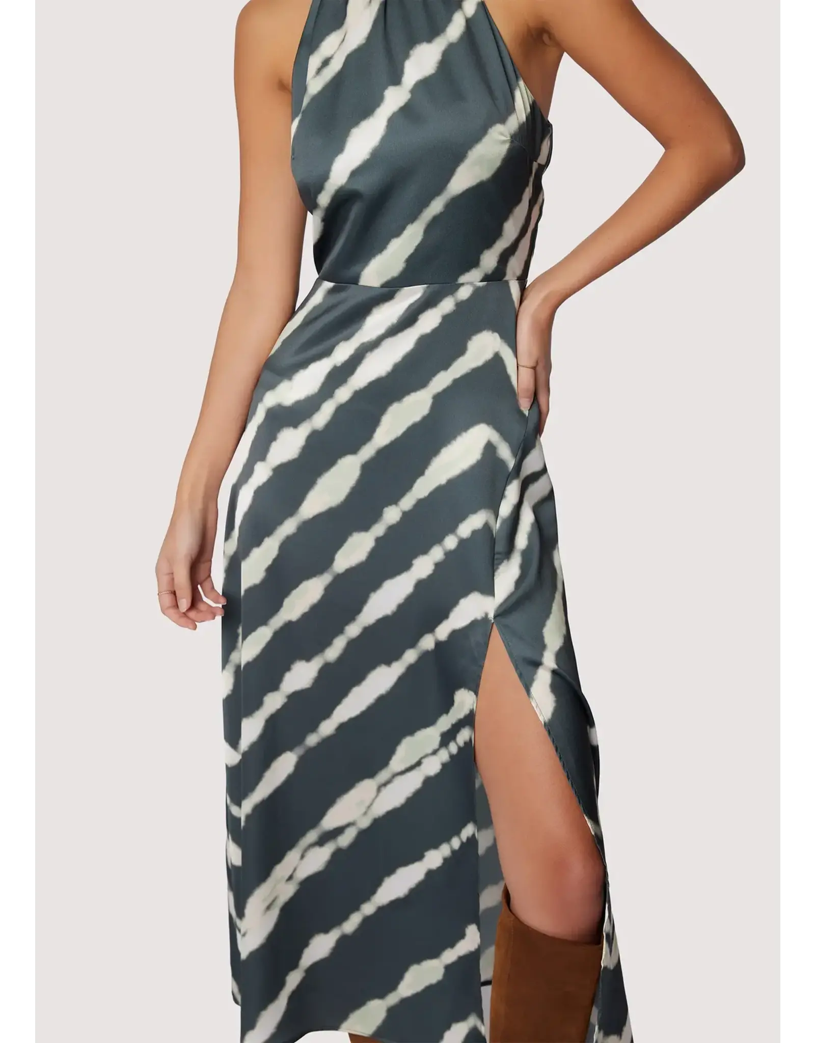 ELISA MAXI HALTER DRESS