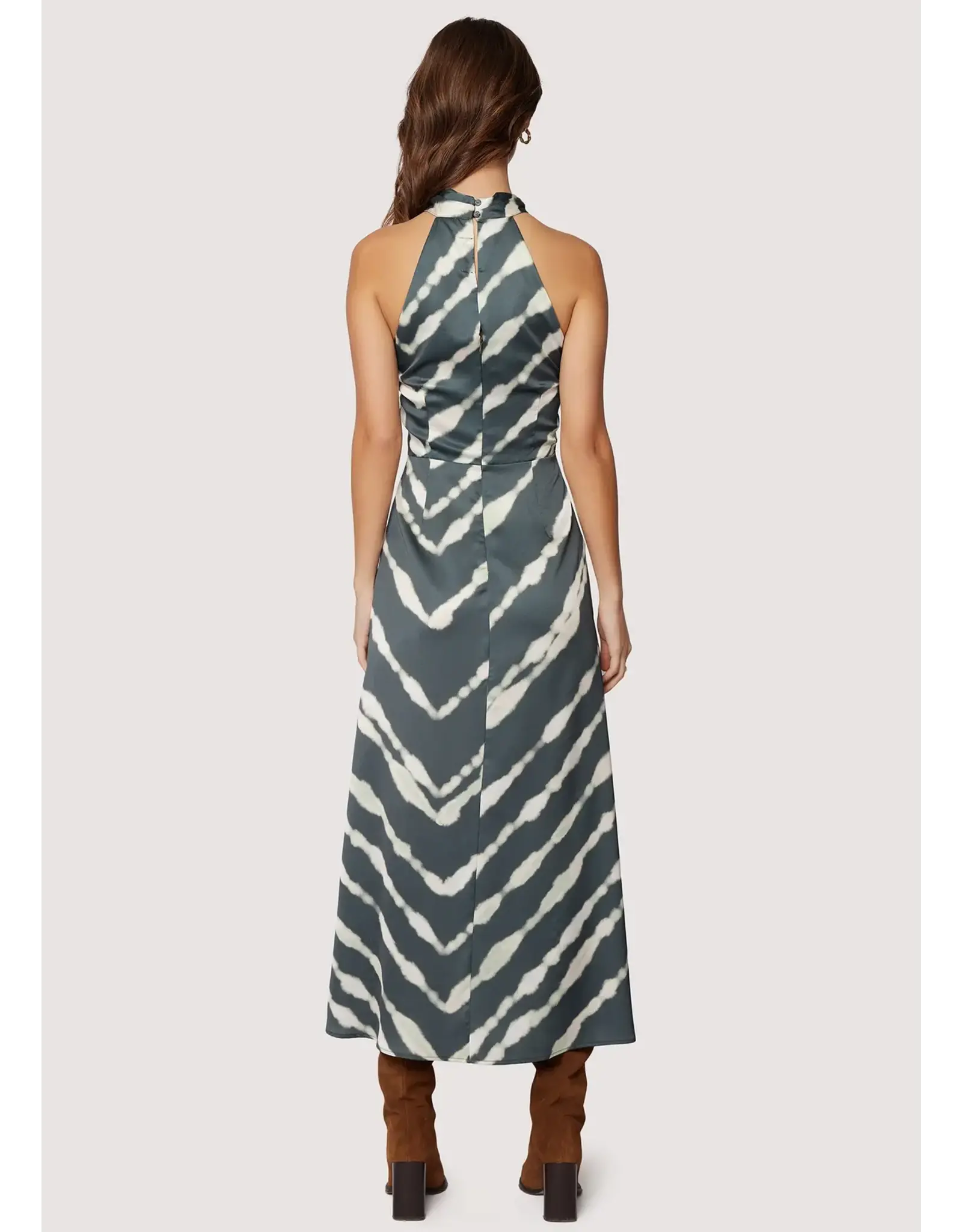 ELISA MAXI HALTER DRESS