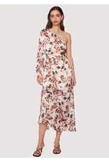 THEA FLORAL ONE SHOULDER MAXI DRESS