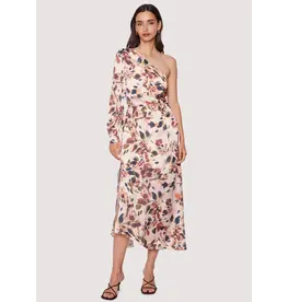 THEA FLORAL ONE SHOULDER MAXI DRESS