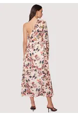 THEA FLORAL ONE SHOULDER MAXI DRESS