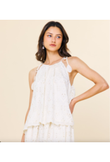 CHIFFON EYELET LACE TOP