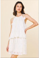CHIFFON EYELET LACE TOP