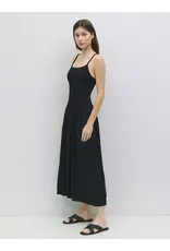 ELASTIC BODICE SPAGHETTI STRAP MIDI