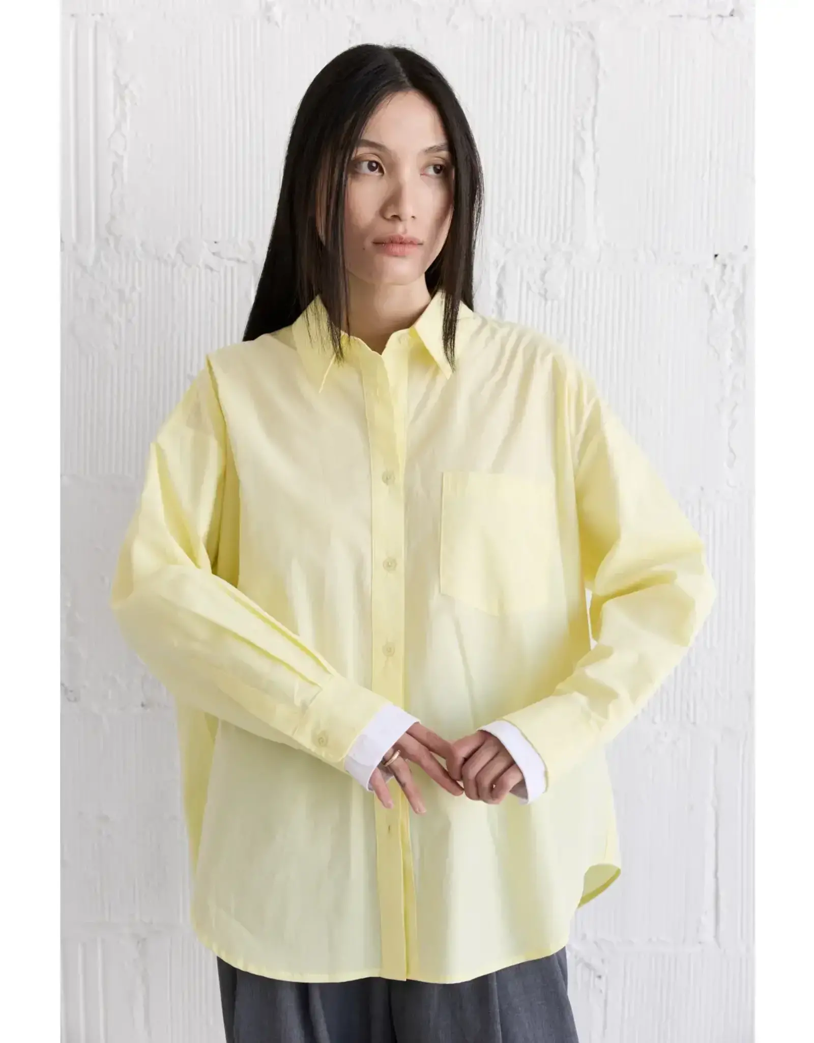 LSLV BUTTON DOWN WITH DOUBLE CUFF