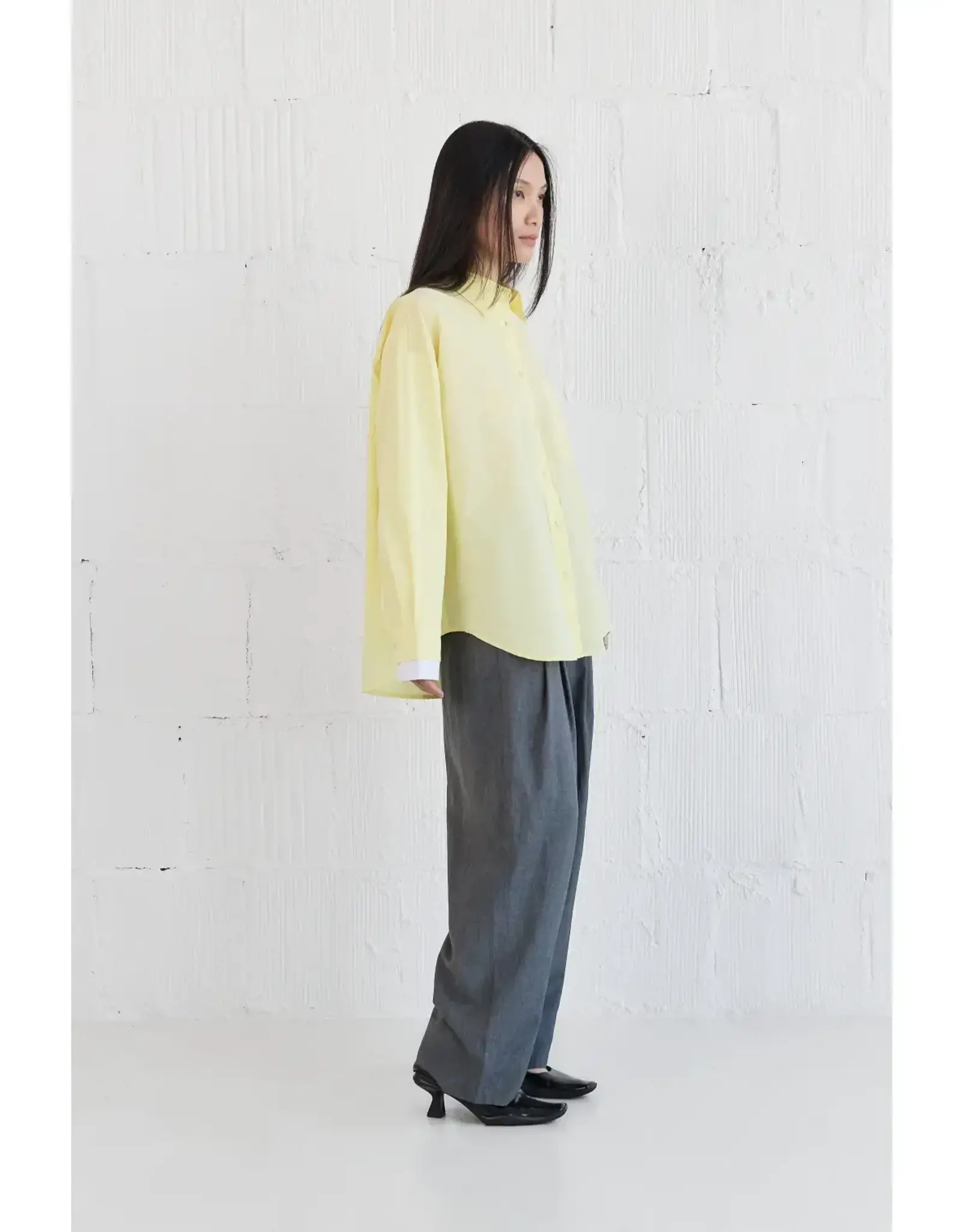 LSLV BUTTON DOWN WITH DOUBLE CUFF