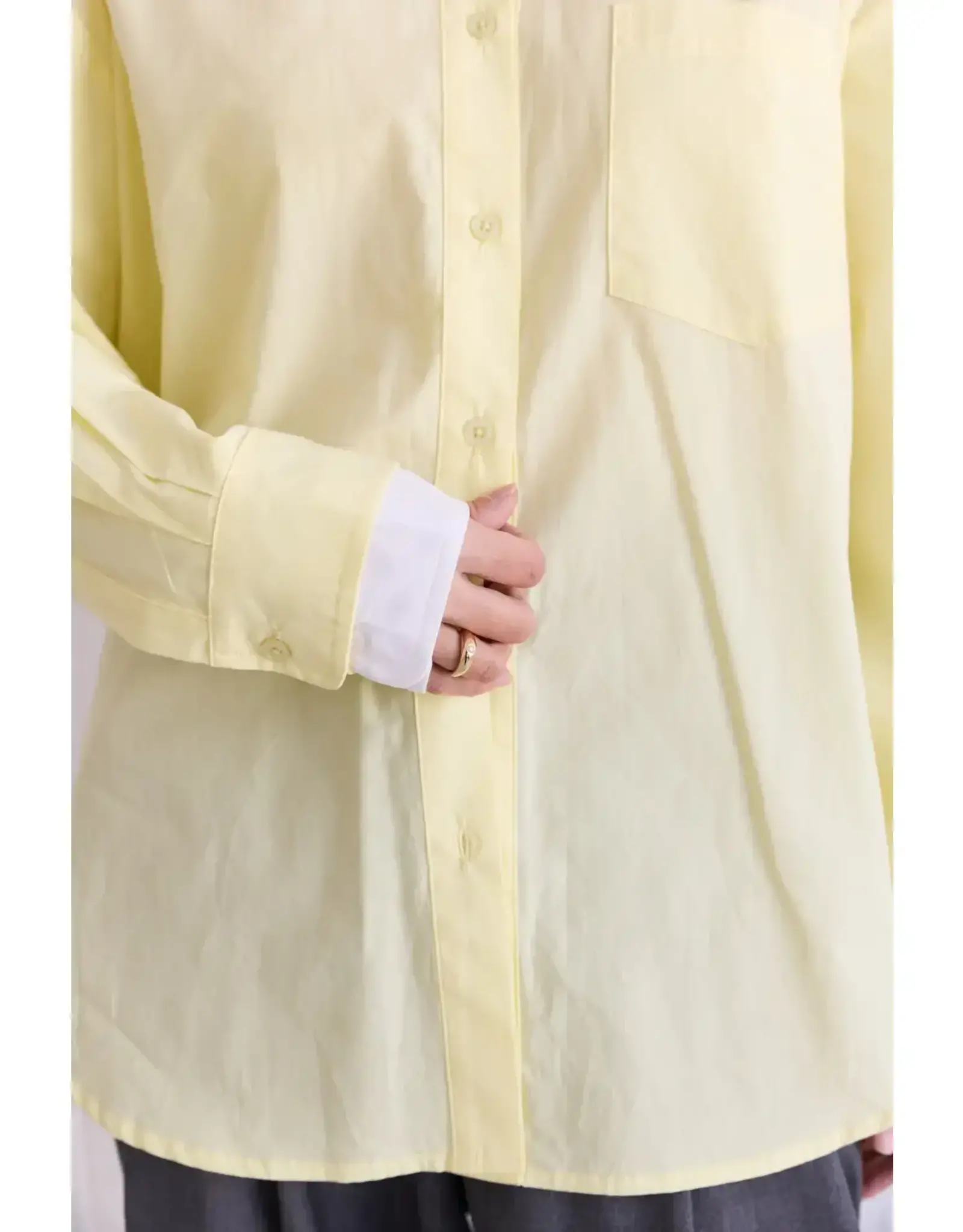 LSLV BUTTON DOWN WITH DOUBLE CUFF