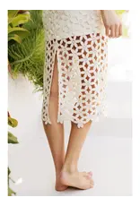 ENDLESS BLU CROCHET SUMMER MIDI DRESS