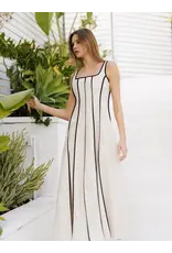 ENDLESS BLU MADELINE LINEN DRESS