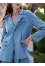 ENDLESS BLU CHARLOTTE DENIM BLAZER