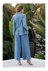 ENDLESS BLU CHARLOTTE DENIM BLAZER