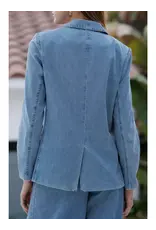 ENDLESS BLU CHARLOTTE DENIM BLAZER
