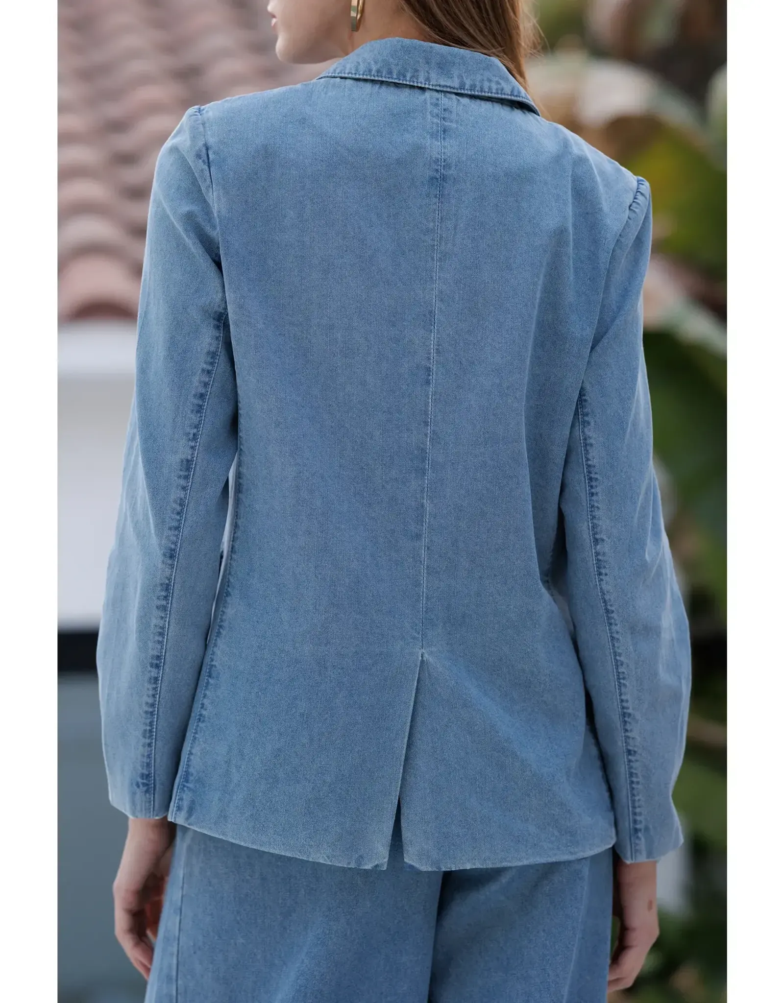 CHARLOTTE DENIM BLAZER