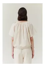 SIDE RIBBON TIE VNECK TOP