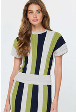 COLOR BLOCK SWEATER SET