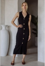 RIBBED KNIT TANK DRESS