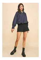 LOOSE FIT LONG SLV BOUSE