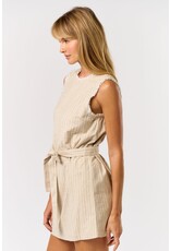FRINGE HEM MINI DRESS W/BELT