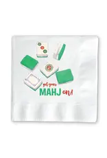 GET YOUR MAHJ ON COCKTAIL NAPKIN