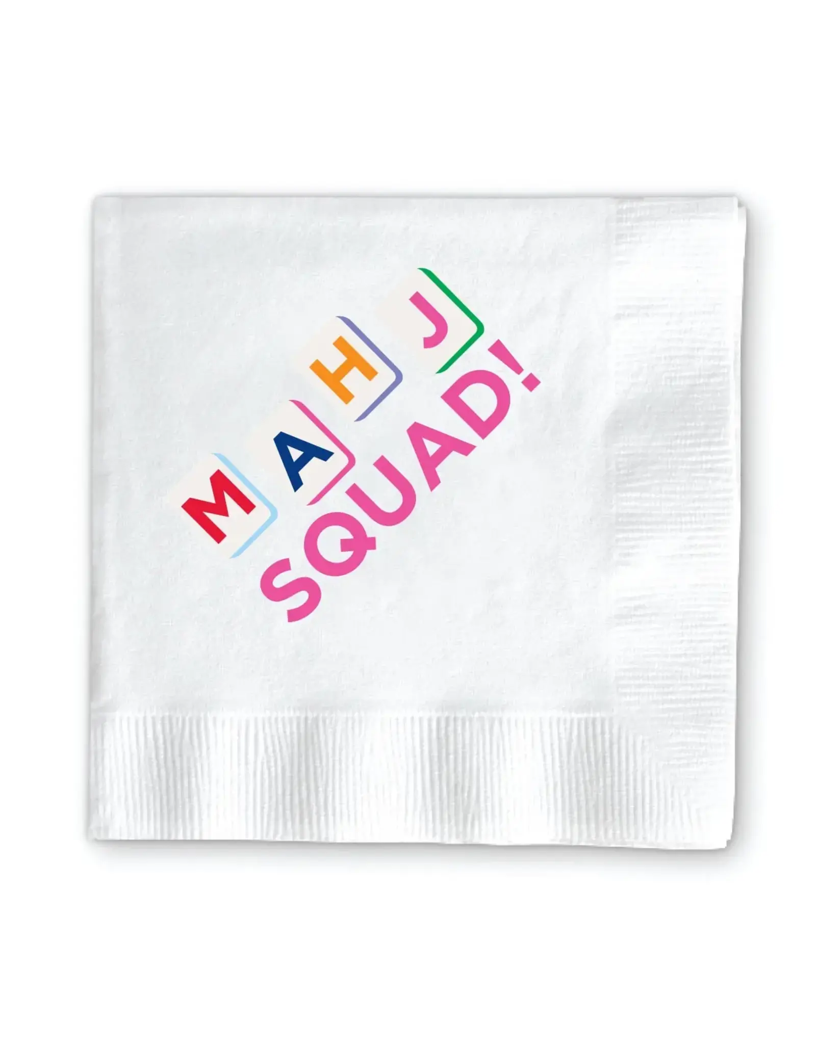 MAHJONG COCKTAIL NAPKINS