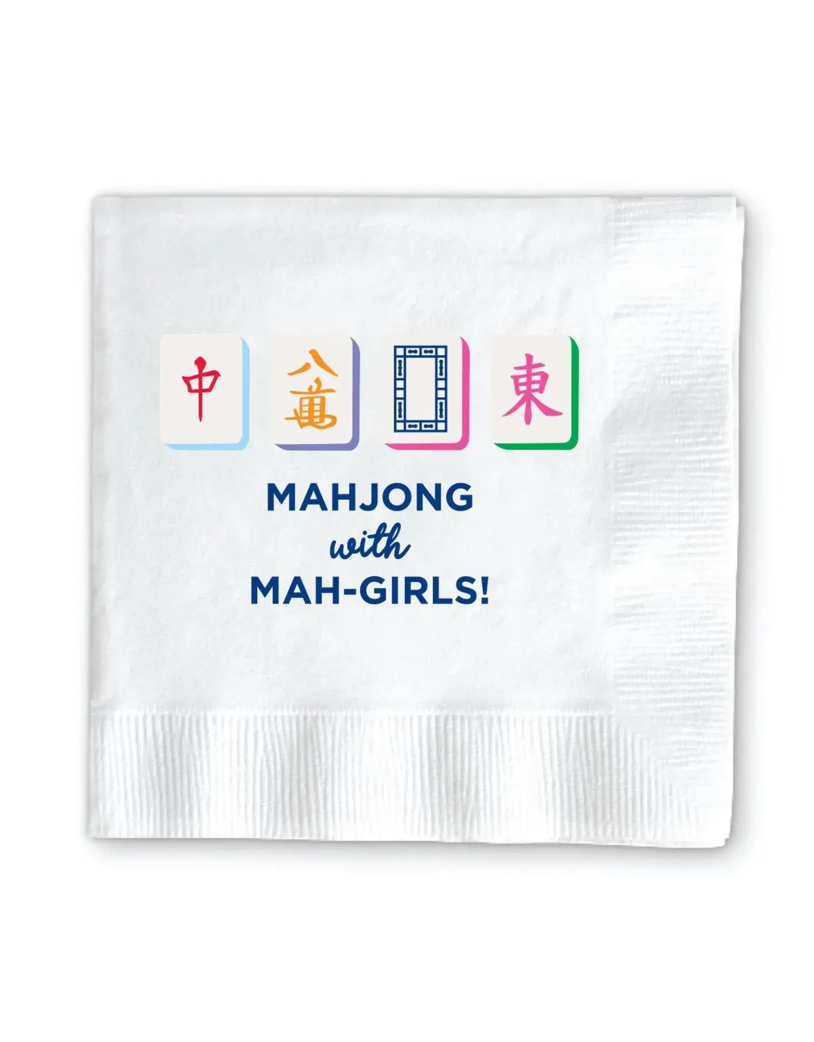 MAHJONG COCKTAIL NAPKINS