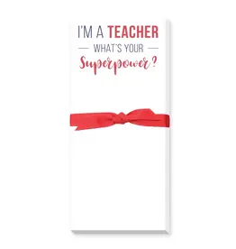 TEACHER SUPER POWER NOTEPAD
