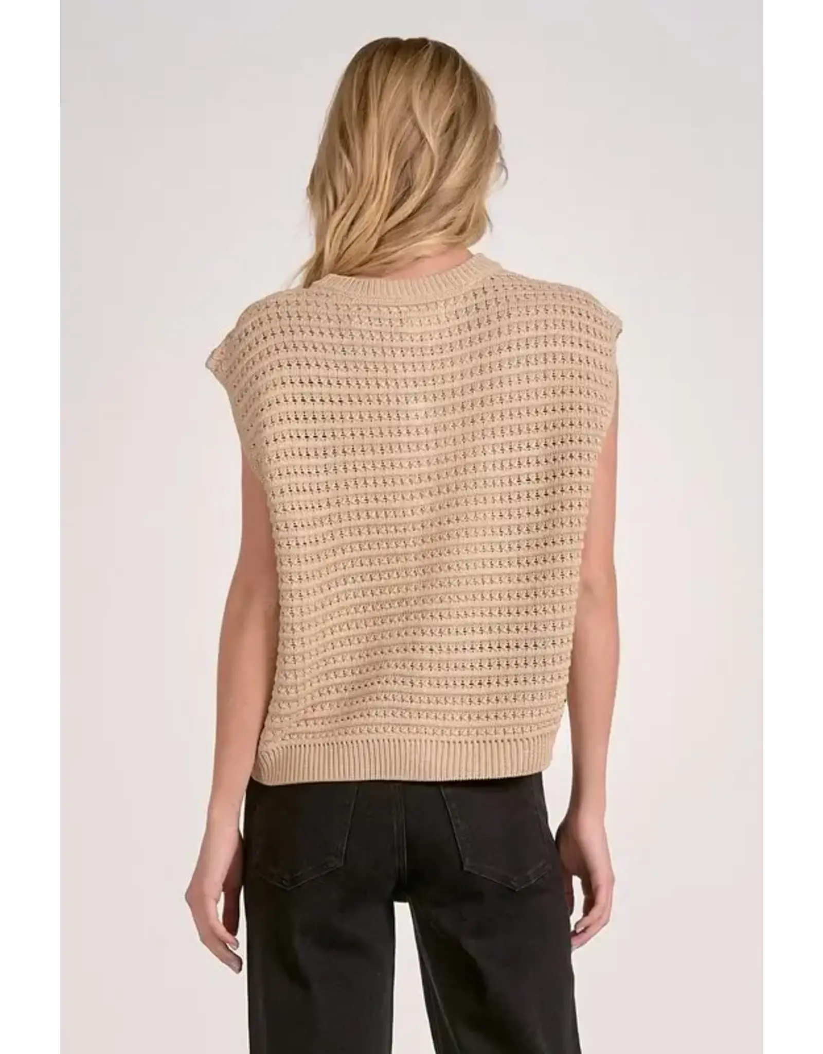SLVLSS BUTTON DETAIL SWEATER CARDIGAN