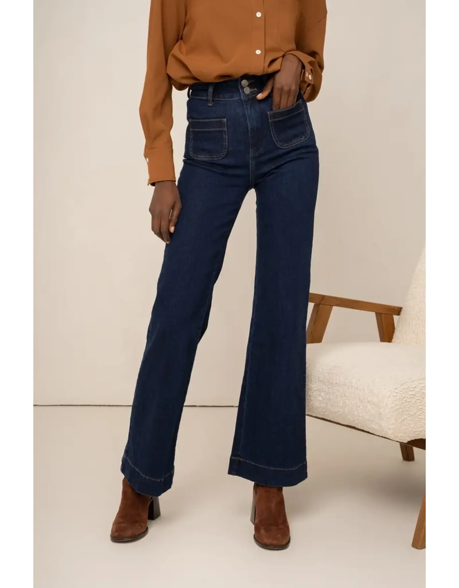 HIGH WAIST FLARE JEAN