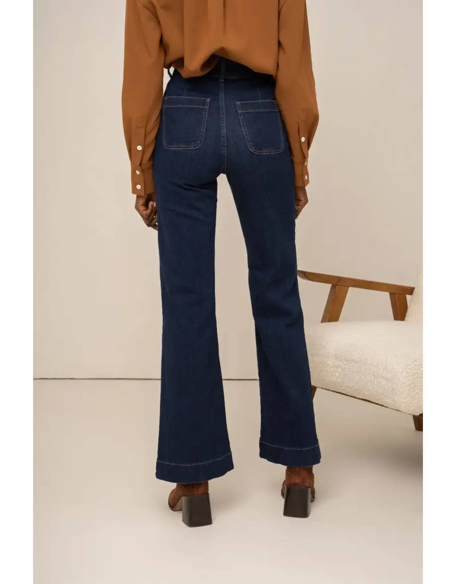 HIGH WAIST FLARE JEAN