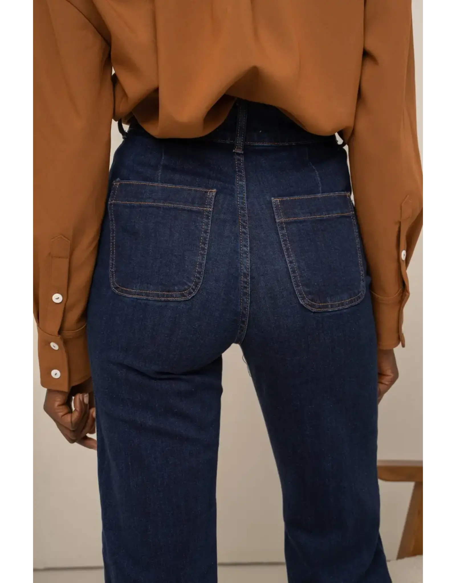HIGH WAIST FLARE JEAN
