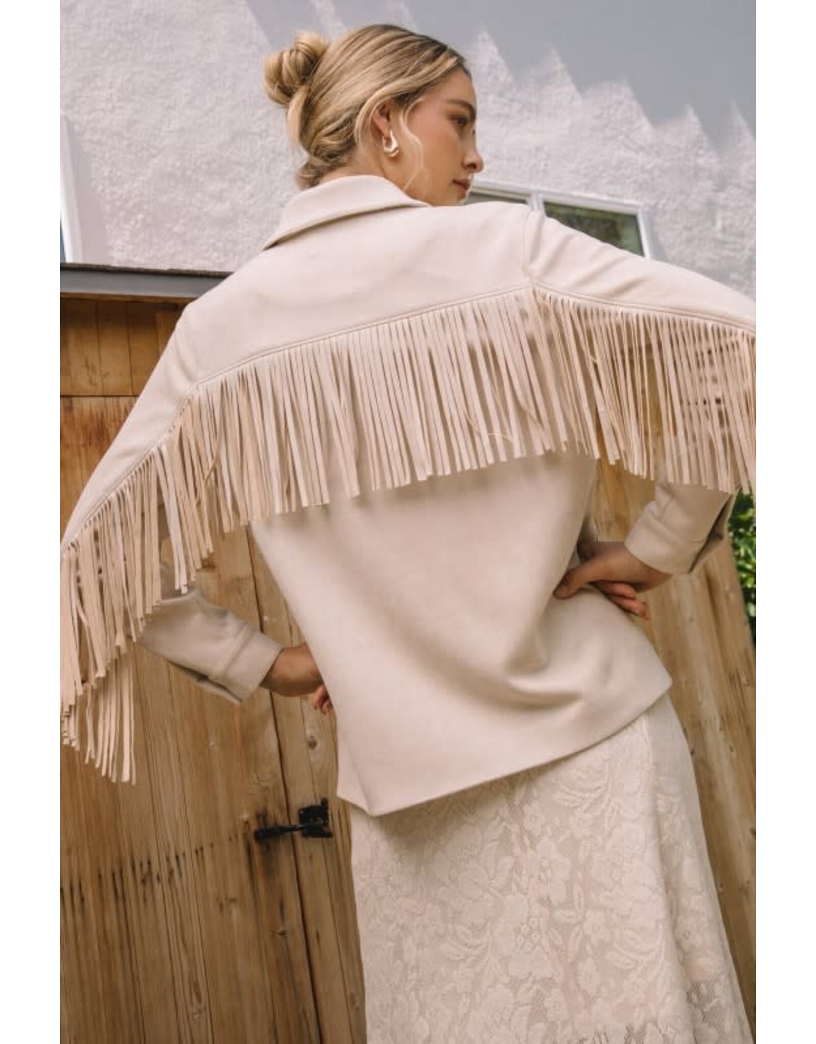 SUEDE FRINGE JACKET