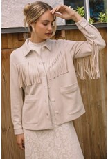 SUEDE FRINGE JACKET