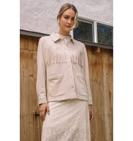 SUEDE FRINGE JACKET